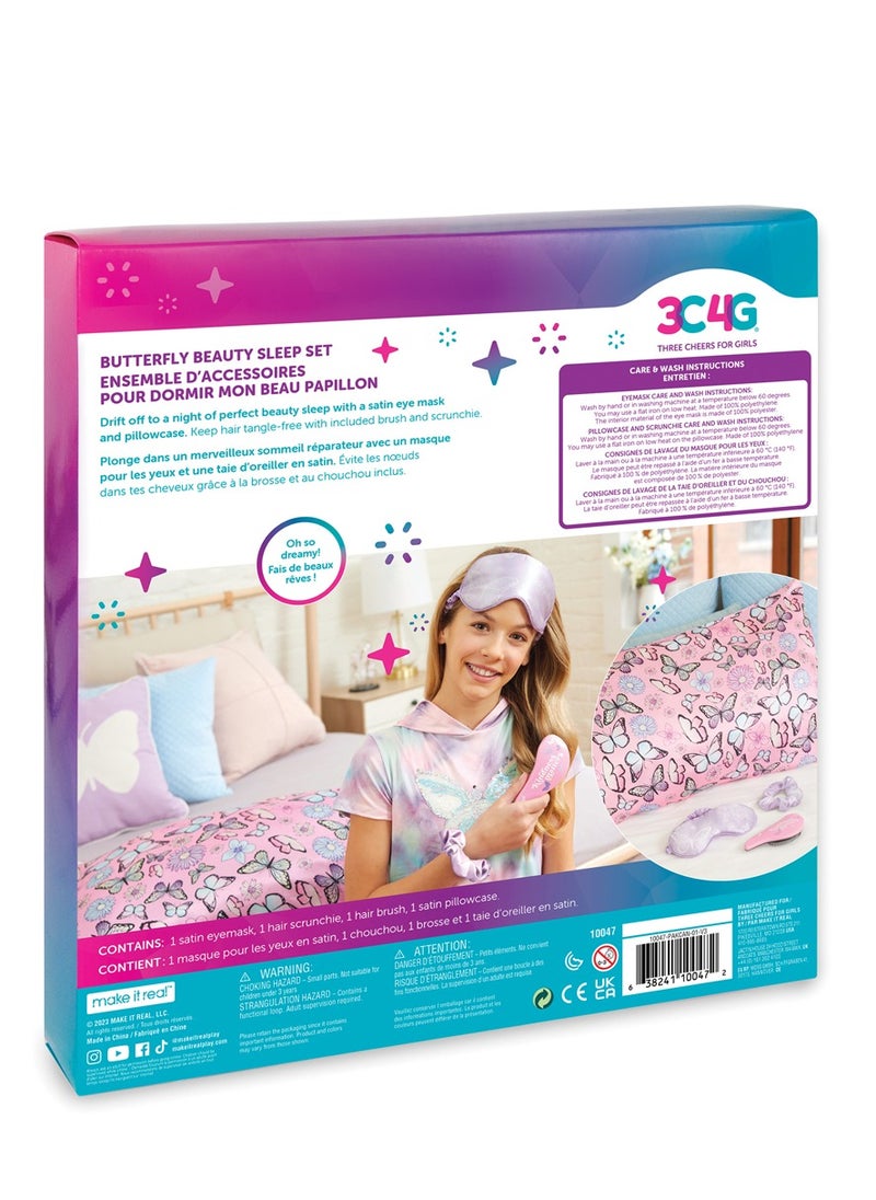 3C4G THREE CHEERS FOR GIRLS - 3C4G Butterfly Beauty Sleep Set for Ages 6+ - Image 1