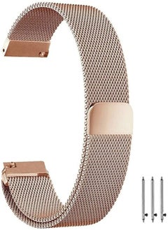 NuSense Milanese Loop 20mm for Samsung Galaxy Watch 42mm, Samsung Galaxy Watch Active, Samsung Gear Sport, Samsung Gear S4 / S2, Stainless Steel Replacement Watch Band 20mm (Pink Gold) - pzsku/Z142D4E722F8700BAA49AZ/45/_/1717022887/cdaedb77-02c8-4d38-a088-2e4a44a44d80