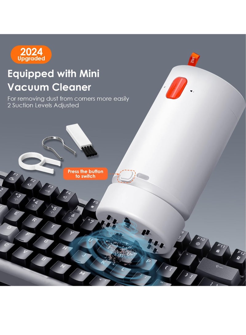 SYOSI 21 in 1 Multi Functional Electronic Cleaning Kit, Keyboard Cleaning Kit, Suitable for Airpods, iPhone, Ipad, Earbuds, Laptop, Computer, Camera, Lens, Monitor, Keyboard - Image 2