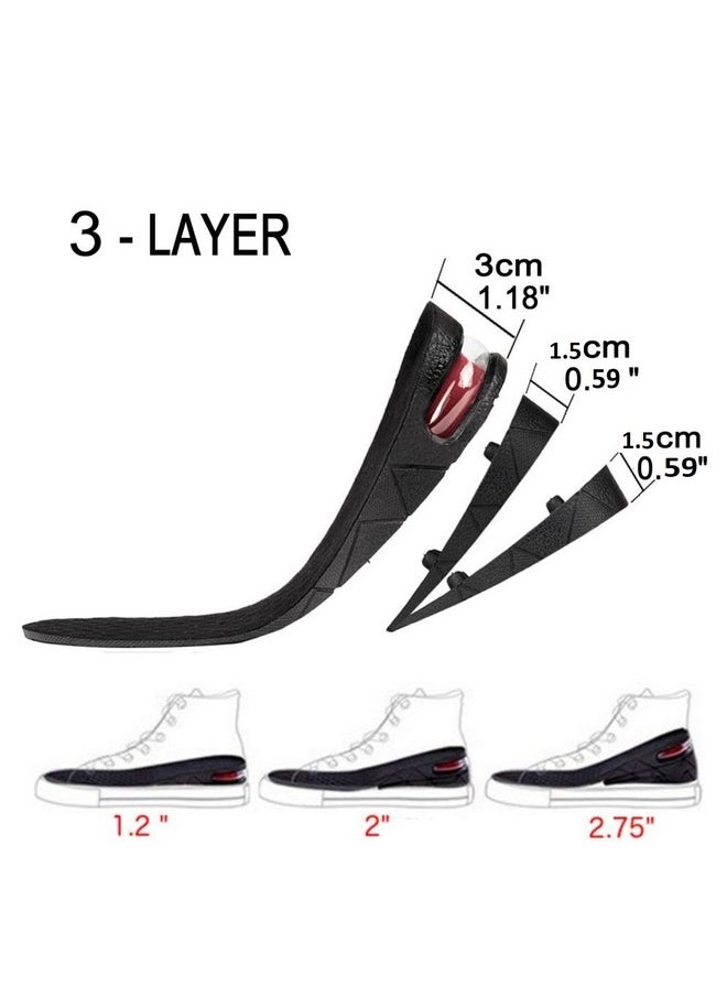 Lify - Lify Elevator Increased Insoles Shoe Lifts for Men, Women - Height Increasing Insole, Heel Lift Shoe Pads, 2.36 Inches Adjustable Insole - 1 Pair (3 Layer (6 CM)) - Image 1