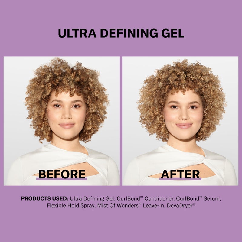 DevaCurl Ultra Defining Gel Strong Hold Non-Crunch Styler, Bright Breeze, 32 fl. oz - Image 4
