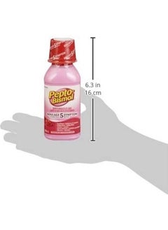 Pepto Bismol Cherry Flavour  Liquid Upset Stomach Diarrhea Heartburn Nausea Indigestion  Relief  230mL  - Image 3