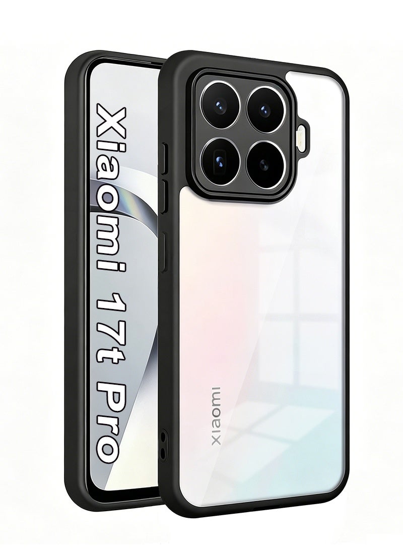 Case For Xiaomi 17T Pro Hard Back PC & TPU Bumper Phone Cover