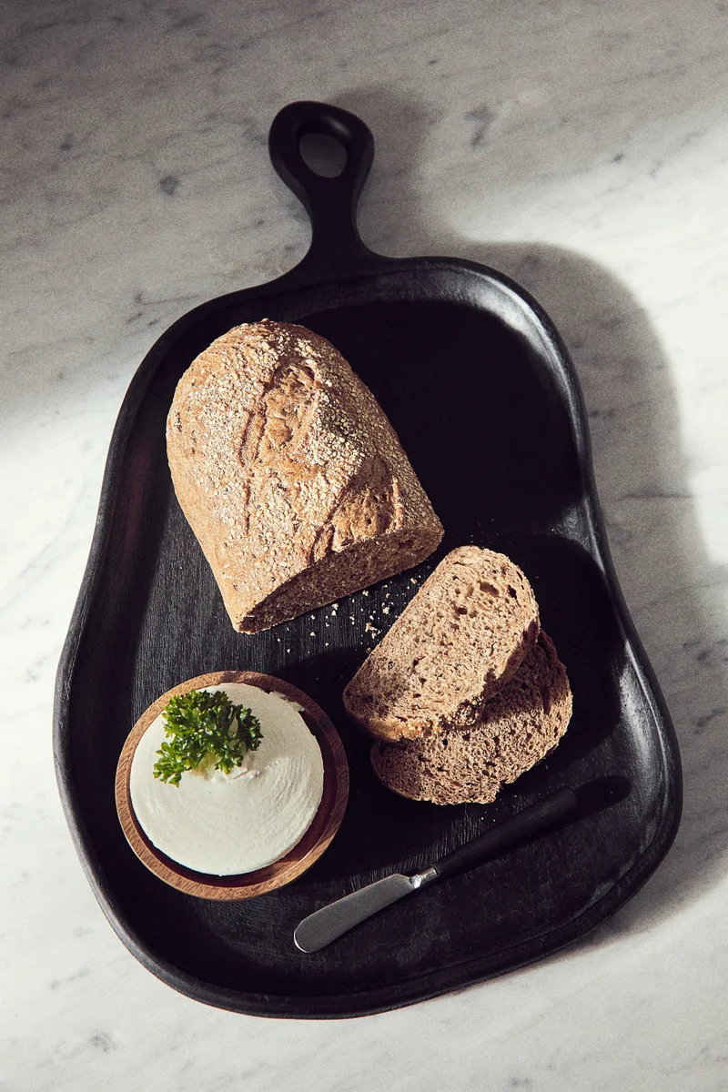 اتش اند ام صينية تقديم خشب المانجو كبيرة