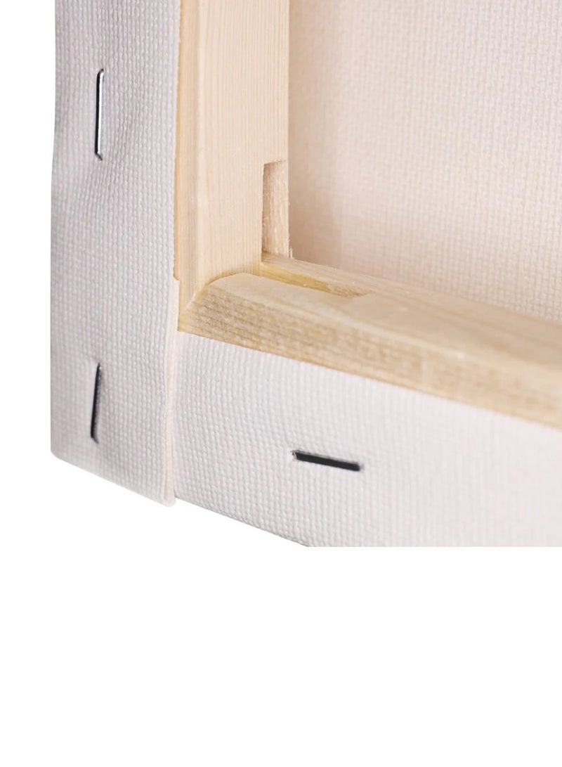 Mont Marte 1-Piece Double Thick Stretched Canvas 340gsm Thickness With Pine Frame 8x10 Inch Size - Image 2