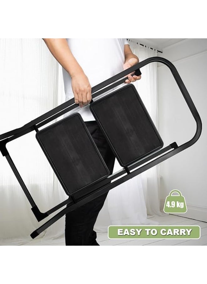 Generic 2-Step Folding Household Ladder – Up to 150 kg, Stepladder for Home and Garden Use  - Image 4