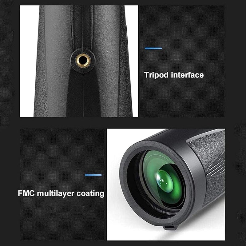 High Power Monocular Telescope Waterproof Fogproof With Tripod Holder For Bird Watching - Image 5