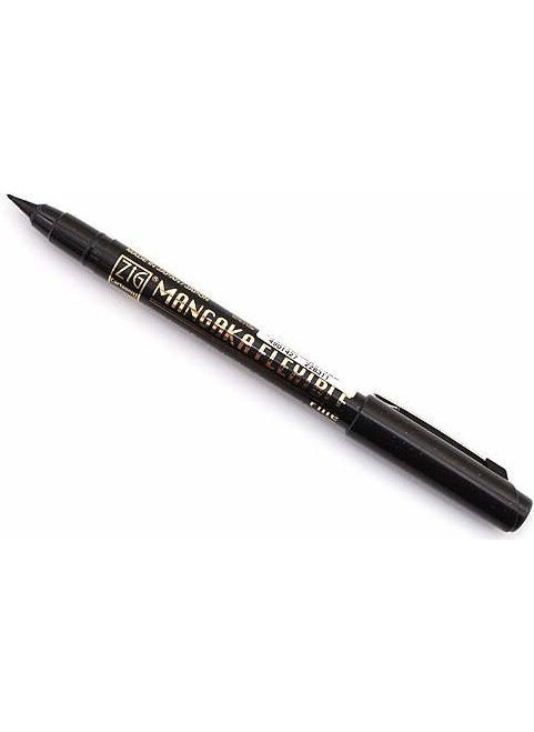Zig Cartoonist Mangaka Flexible Drawing Pen Fine Nib Black 