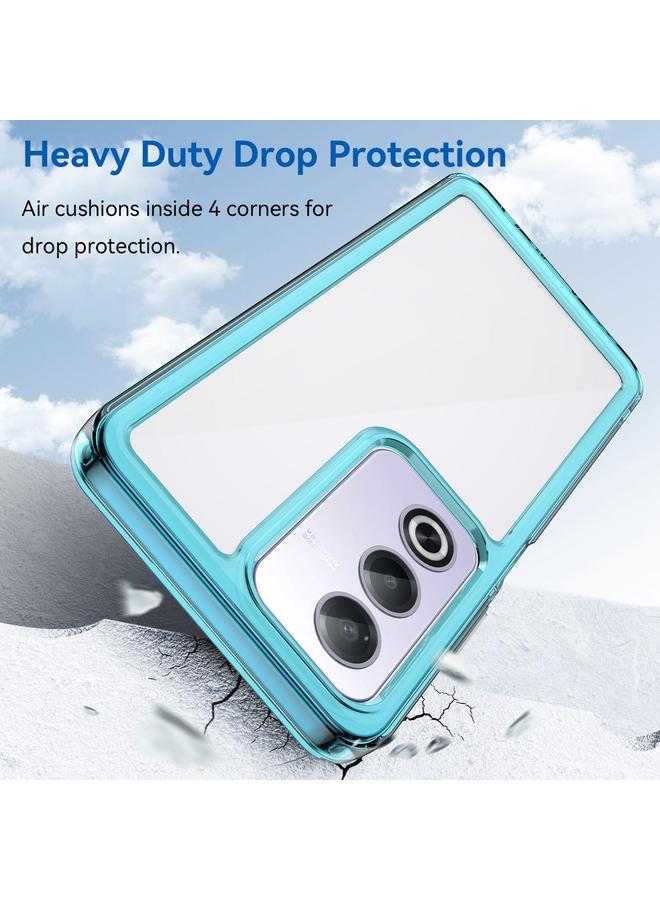 اس-توب جراب لهاتف OPPO A80 من سلسلة ملونة من الأكريليك الهجين المصنوع من مادة TPU - Image 3