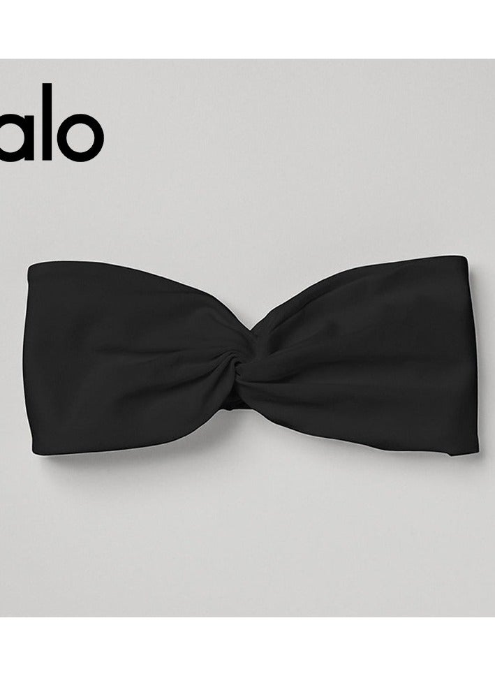 alo alo sports hair band, yoga hair band, cross-sport elastic hair band, soft antiperspirant exercise hair band - Image 1