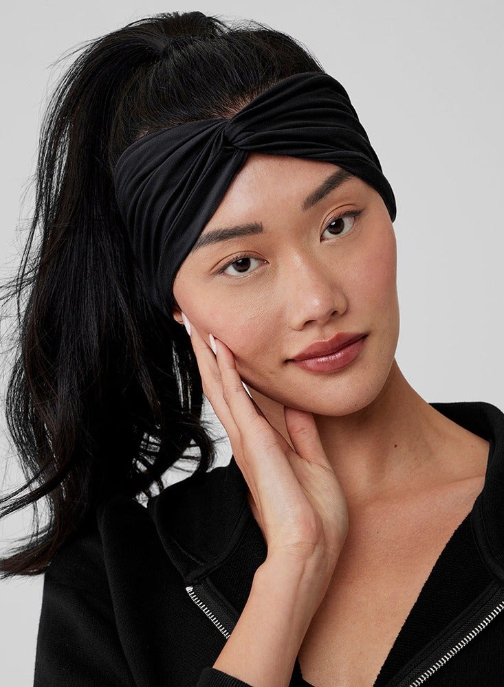 alo alo sports hair band, yoga hair band, cross-sport elastic hair band, soft antiperspirant exercise hair band - Image 2