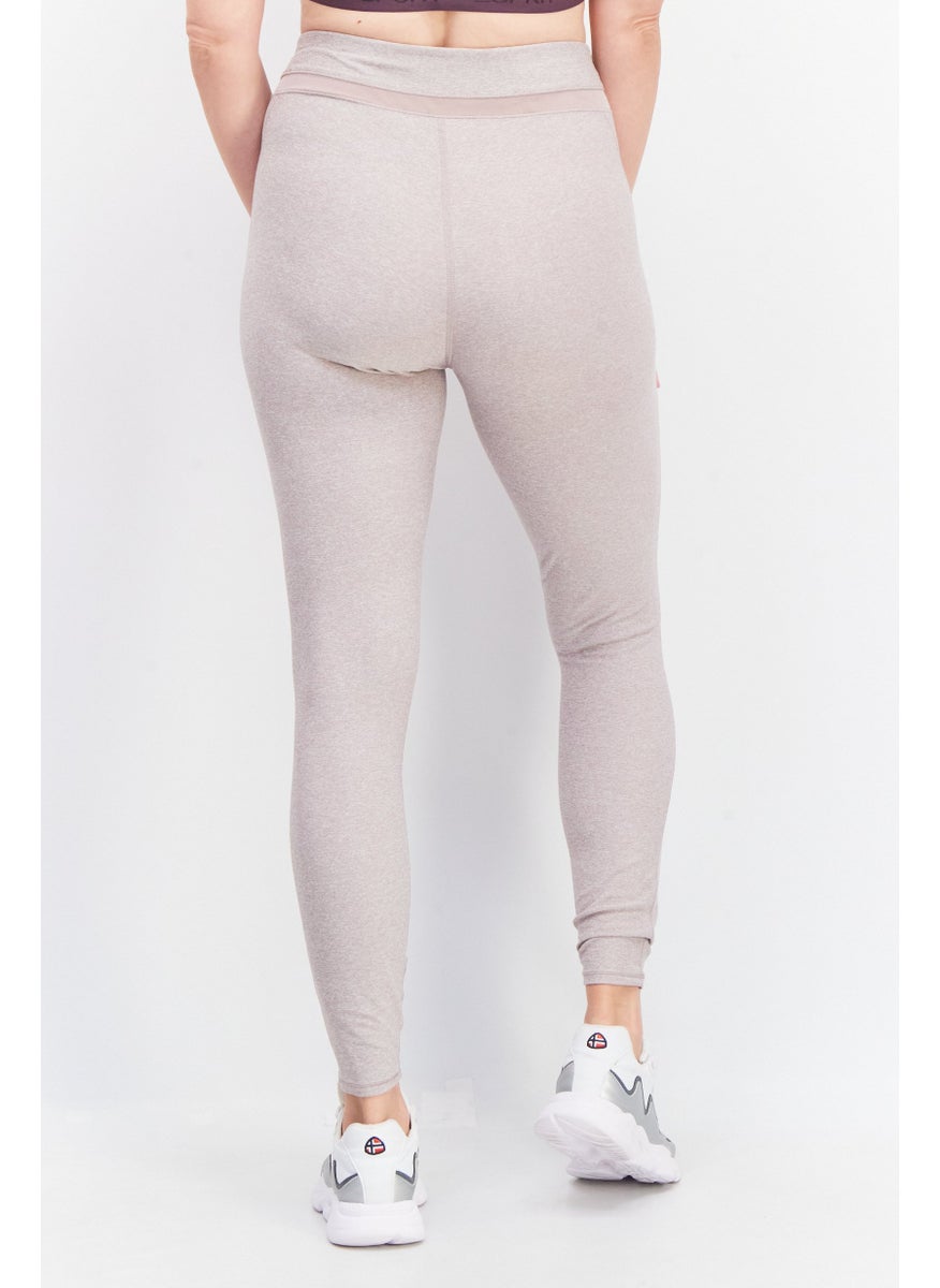 PUMA Women Sportswear Fit Heather Pull On Leggings, Purple  - Image 3