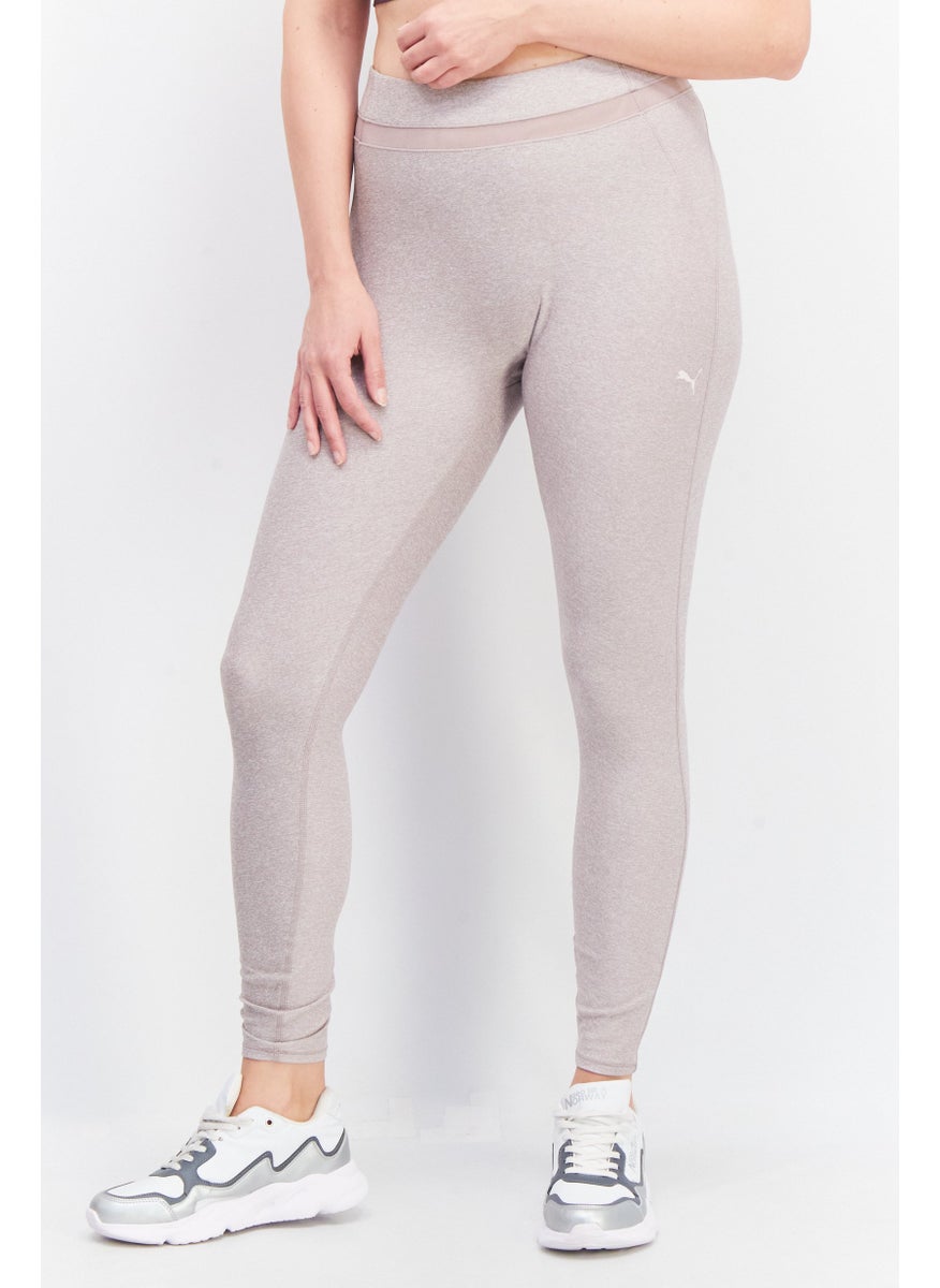 PUMA Women Sportswear Fit Heather Pull On Leggings, Purple  - Image 1