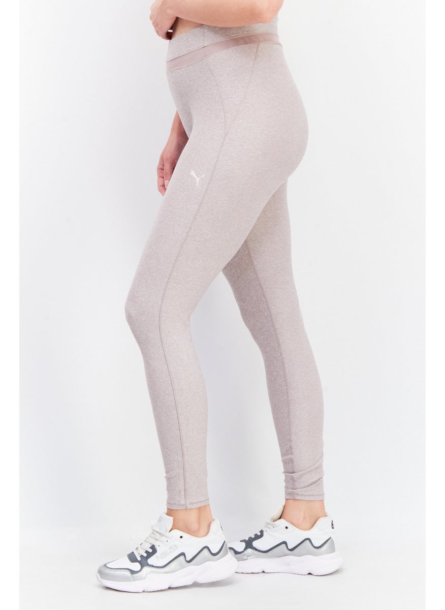 PUMA Women Sportswear Fit Heather Pull On Leggings, Purple  - Image 4