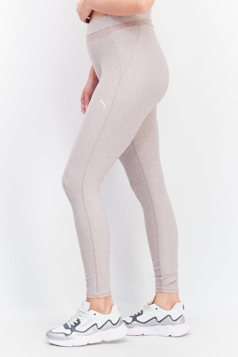 PUMA Women Sportswear Fit Heather Pull On Leggings, Purple - Image 4