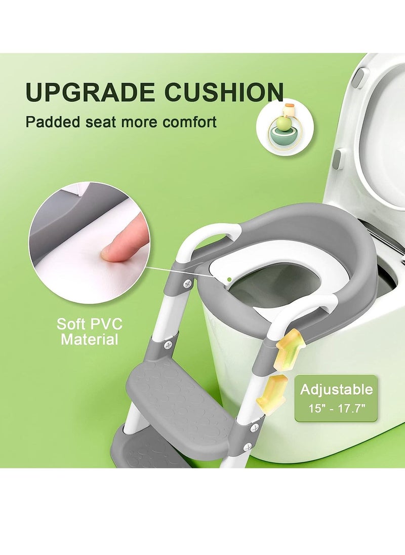 Gonice Potty Chair, potty training toilet seat with step stool ladder for Kids and Toddler Boys Girls  - Image 3