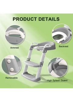 Gonice Potty Chair, potty training toilet seat with step stool ladder for Kids and Toddler Boys Girls  - Image 5