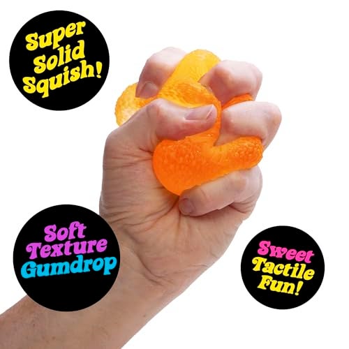 Schylling NeeDoh Gumdrop - Textured Sensory Toy with Super Solid Squish - 2.5" Tall - Colors May Vary (Pack of 1) - Image 3
