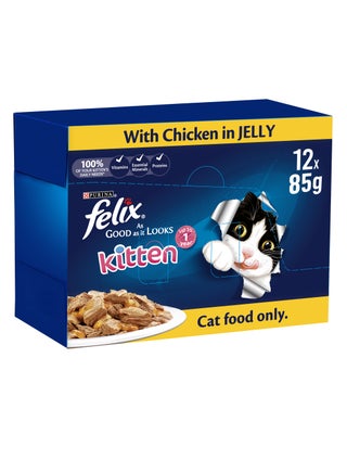 Felix As Good As It Looks Kitten Chicken In Jelly Wet Cat Food