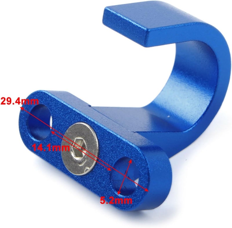 Wivplex Aluminum Motorcycle Brake Hose Clamp Guide - Image 4