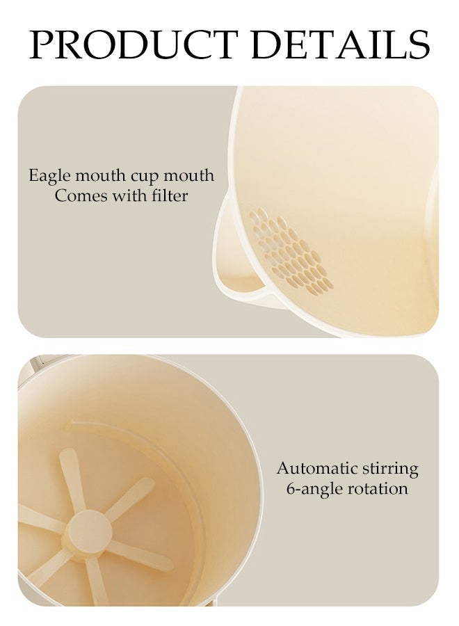 Portable Mini Blender with Filter,Multifunctional Egg Beater,mixer,Electric Rice Washing Machine,USB Charging Amoy Rice Mixer - Image 3