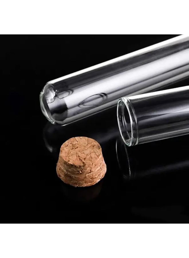 60 Pcs Acrylic Test Tubes with Cork Stoppers Transparent Lab Glassware for Scientific Experiments Party Decorations and Candy Storage Durable Easy to Clean Laboratory Supplies - Image 4