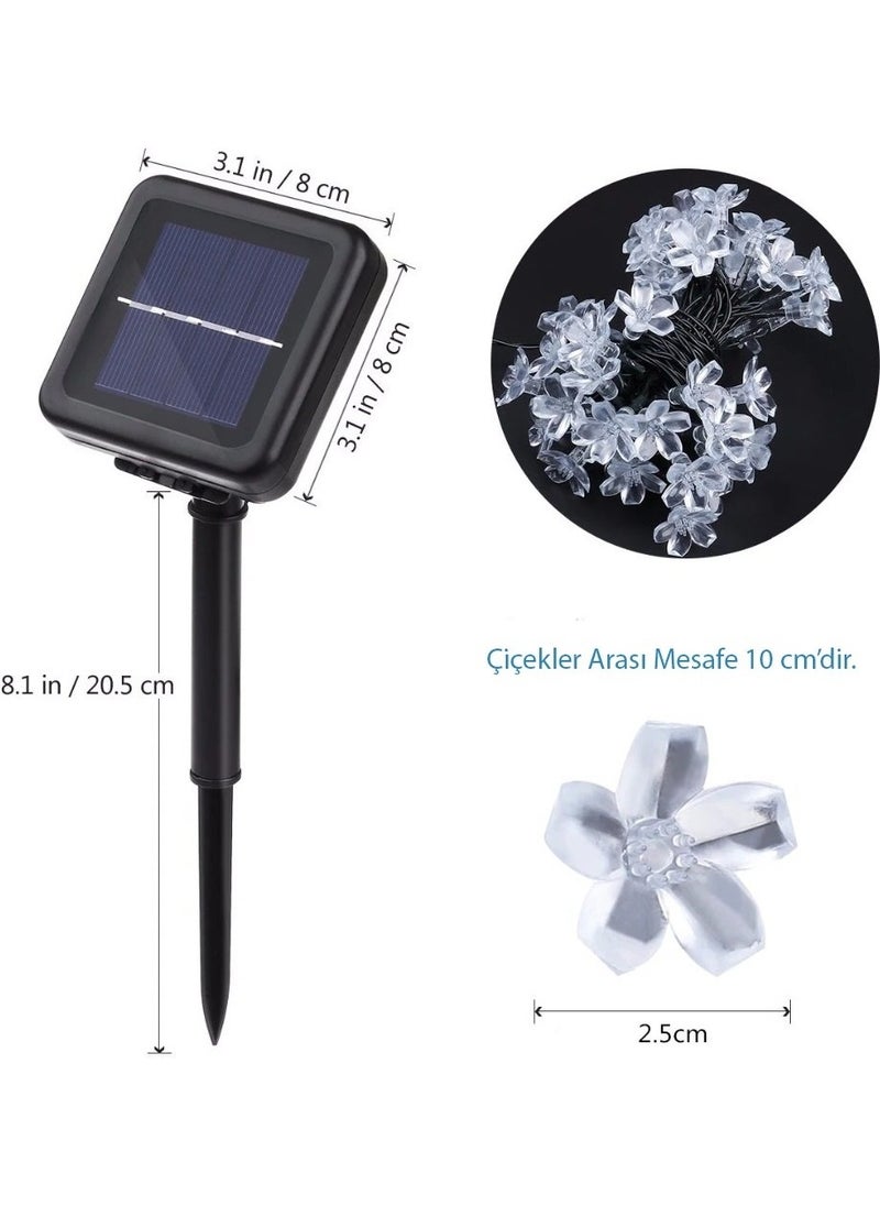 Technosmart 30 LED Solar Flower RGB Bayçe Lighting Decoration Solar Powered  - Image 2