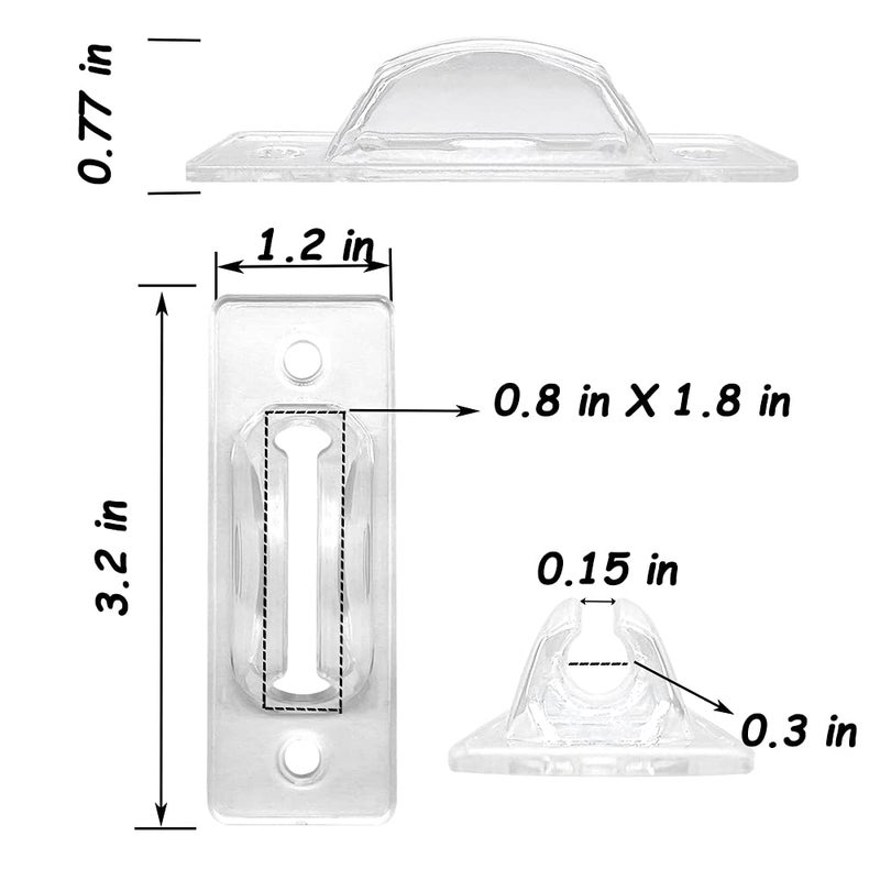 AWEI AZHI Light Switch Guard, 6 Pack, Clear Light Switch lock, Child Proof Light Switch Cover Guard, Keeps Light ON Or Off Protects Your Lights or Circuits from Accidentally Being Turned on or Off - Image 2