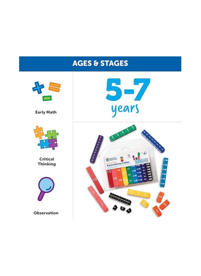 Learning Resources Learning Resources Fraction Tower Activity Set  - Image 4