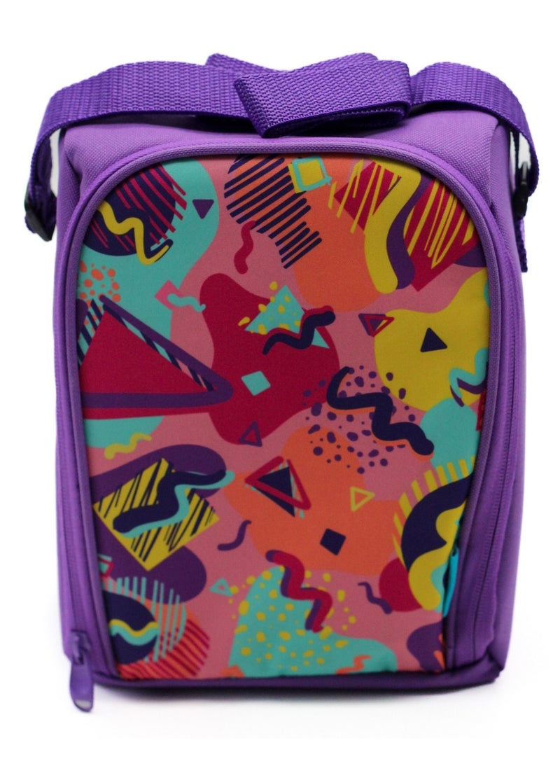 Smash Lunch Bag Insulated Purple - Image 1