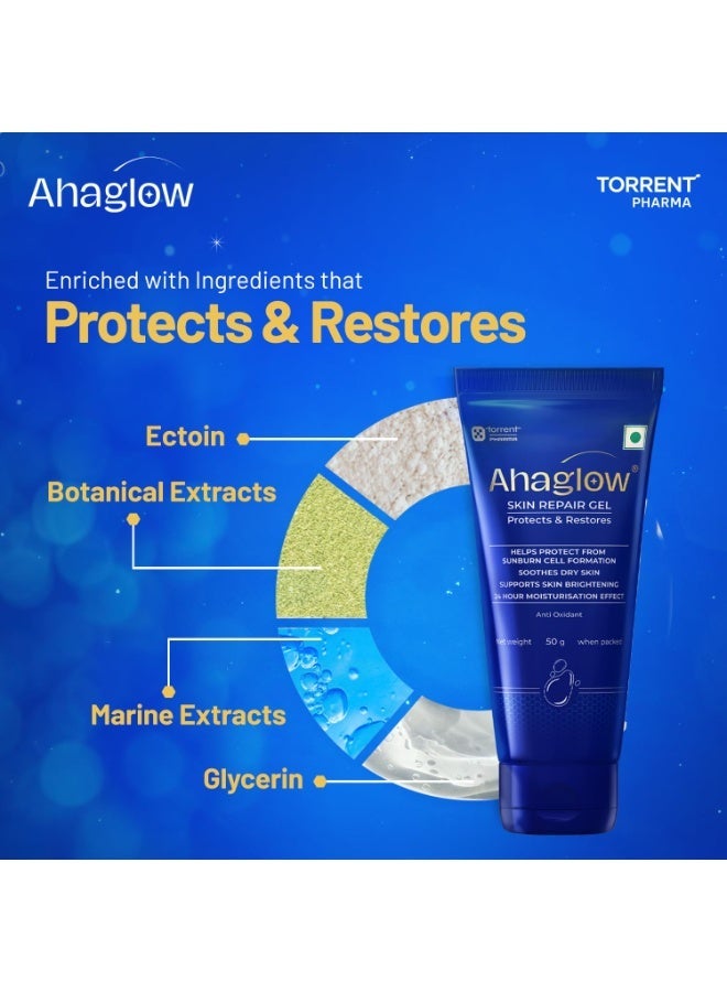 Ahaglow Skin Repair Gel, A Repair Formula Designed To Restore The Integrity And Barrier Function Of Skin. 50g - Image 4