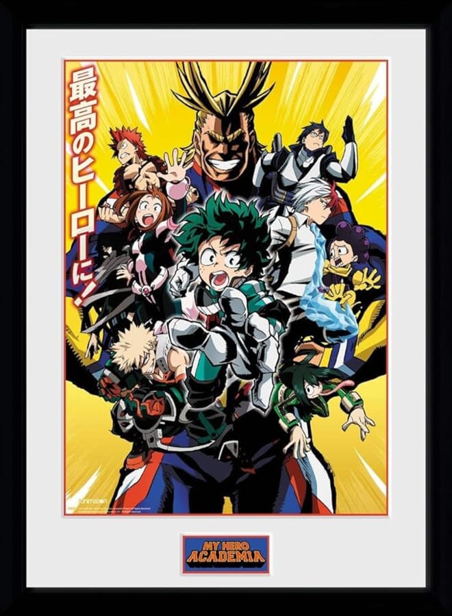 GB EYE SALE MY HERO ACADEMIA SEASON 1 FRAMED