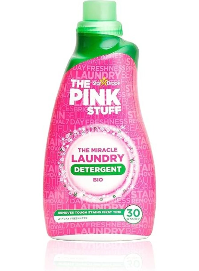 The Pink Stuff Star Drops - Laundry Liquid 32 wash Bio - 960ml - Image 1
