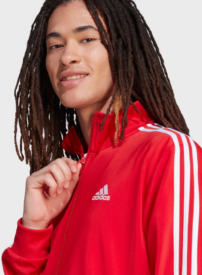 adidas بدلة رياضية تريكوت مزينة بـ 3 خطوط