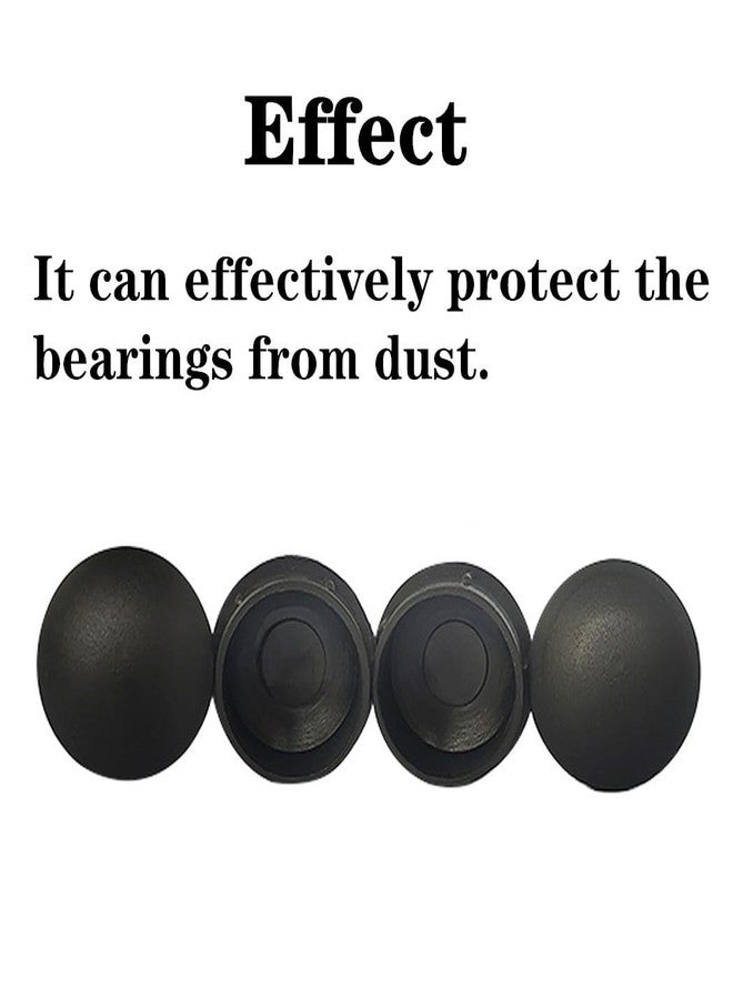 Toeloioh 6PCS Wheelchair Dust Cap,Rollator Transport Chair Universal Parts Dust Cap for Front Fork Housing on Wheelchair (6) - Image 3