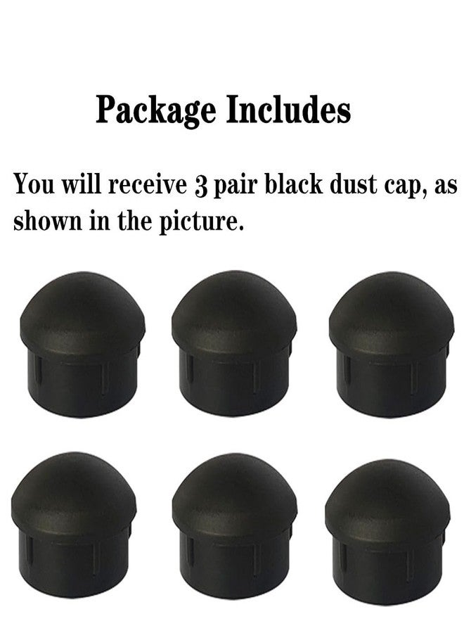 Toeloioh 6PCS Wheelchair Dust Cap,Rollator Transport Chair Universal Parts Dust Cap for Front Fork Housing on Wheelchair (6) - Image 4