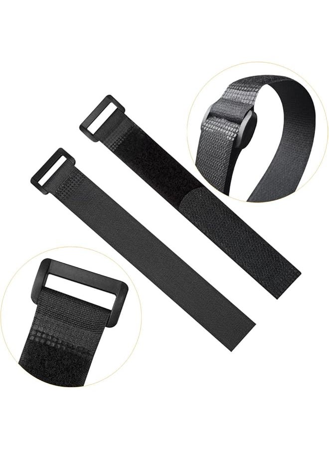 erorex - Reusable Fastening Cable Straps And Cable Ties Set 20 Pack 8 Inch 12 Inch 18 Inch Adjustable Multi Purpose Hook And Loop Cord Ties To Keep Cords Organized And Tidy - Image 1