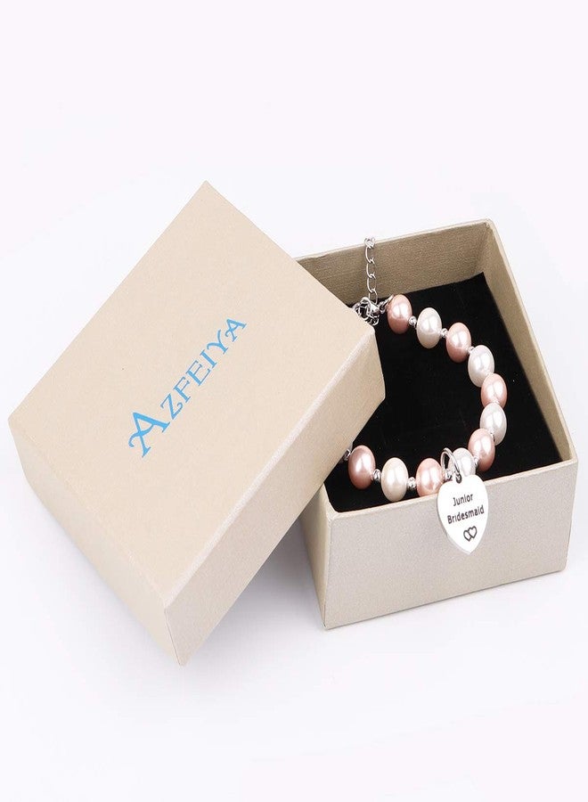 AZFEIYA Junior Bridesmaid Bracelet Wedding Party Gifts Bridesmaid Bracelet Maid of Honot Bracelet Bridal Party Gift Jr Bridesmaid gift (junior bridesmaid) - Image 5