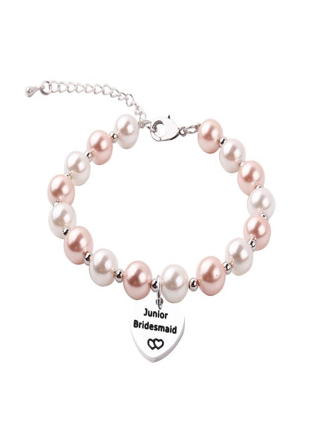 AZFEIYA Junior Bridesmaid Bracelet Wedding Party Gifts Bridesmaid Bracelet Maid of Honot Bracelet Bridal Party Gift Jr Bridesmaid gift (junior bridesmaid) - Image 1