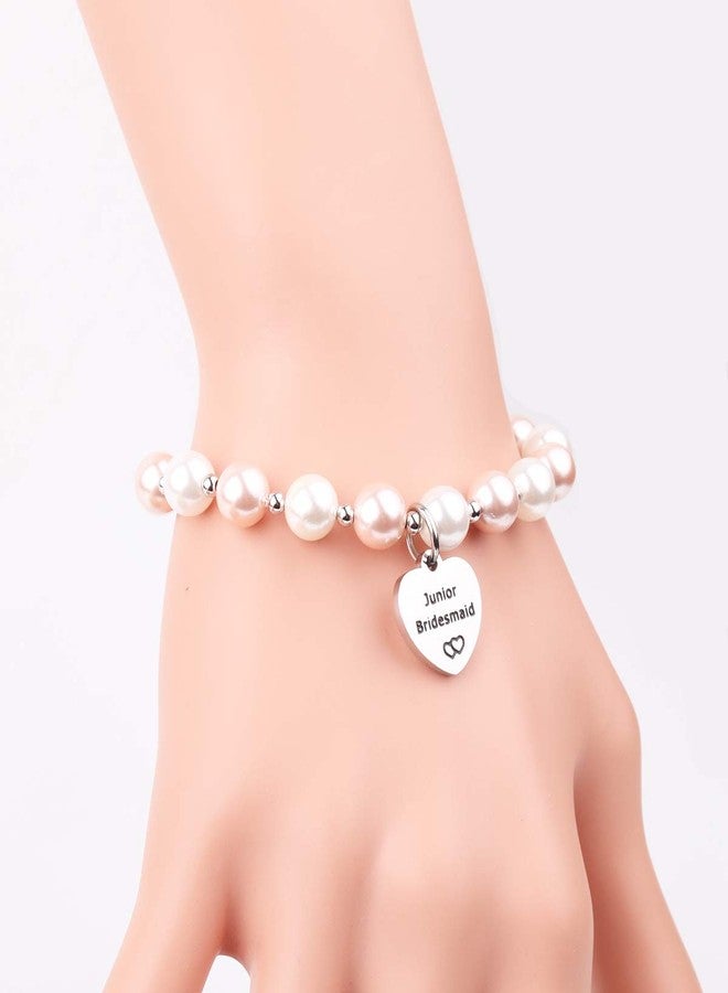 AZFEIYA Junior Bridesmaid Bracelet Wedding Party Gifts Bridesmaid Bracelet Maid of Honot Bracelet Bridal Party Gift Jr Bridesmaid gift (junior bridesmaid) - Image 3