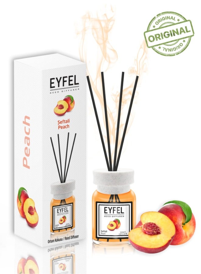 EYFEL eyfel eau de parfum REED DIFFUSER - PEACH 120ML - Image 1