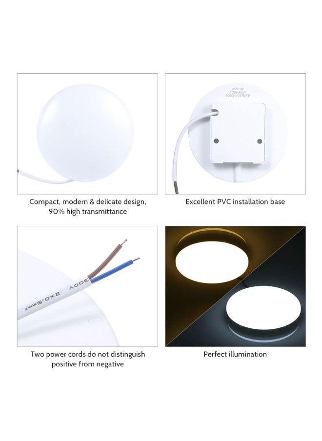 LED Round Ceiling Light White 0.103kg  - Image 4