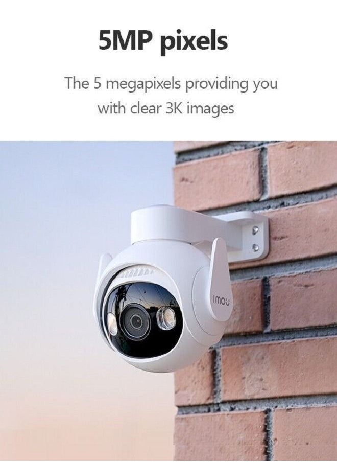 IMOU - Cruiser2 5MP Wi-Fi Outdoor Security Camera 3K QHD Image, Smart Full color, Night Vision, Panoramic Pan & Tilt, Powered by IMOU SENSE™, Smart Tracking, IP66 Weather resistance - Image 1