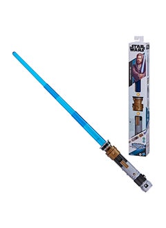 STAR WARS Lightsaber Forge Obi-Wan Kenobi Electronic Blue Lightsaber, Customizable Roleplay Toy,  Toy for Kids Ages 4 and Up  - Image 1