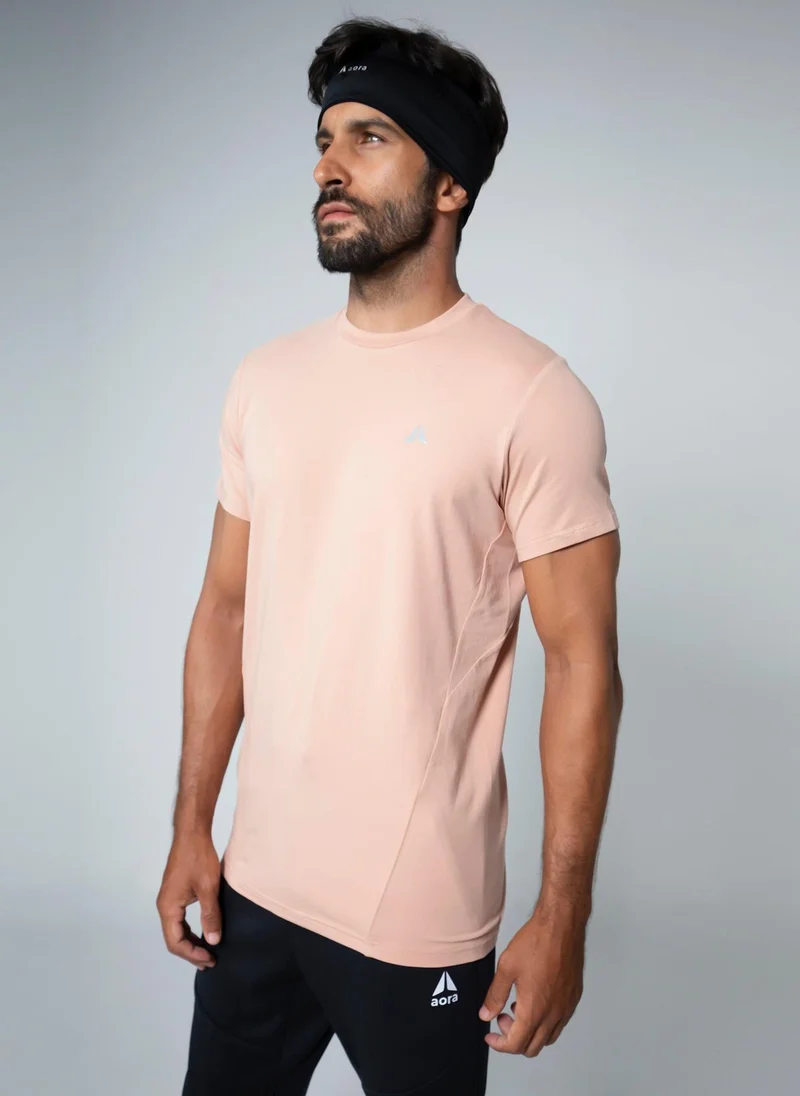 Aora  Aora Men's Training T-Shirt – Lightweight, Sweat-Wicking, Regular Fit – Black for Men | Best Price UAE