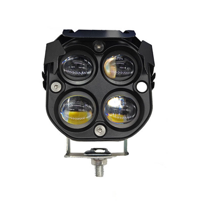 Cross-border exclusive for four-leaf clover spotlight yellow white lens 40W LED work light off-road vehicle light external headlight Lampshade [special for lens models]