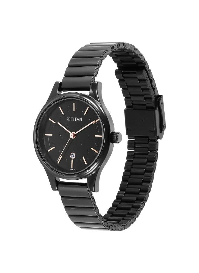 TITAN Women's Analog Round Shape Stainless Steel Wrist Watch - 2679NM01 - 38 Mm  - Image 3