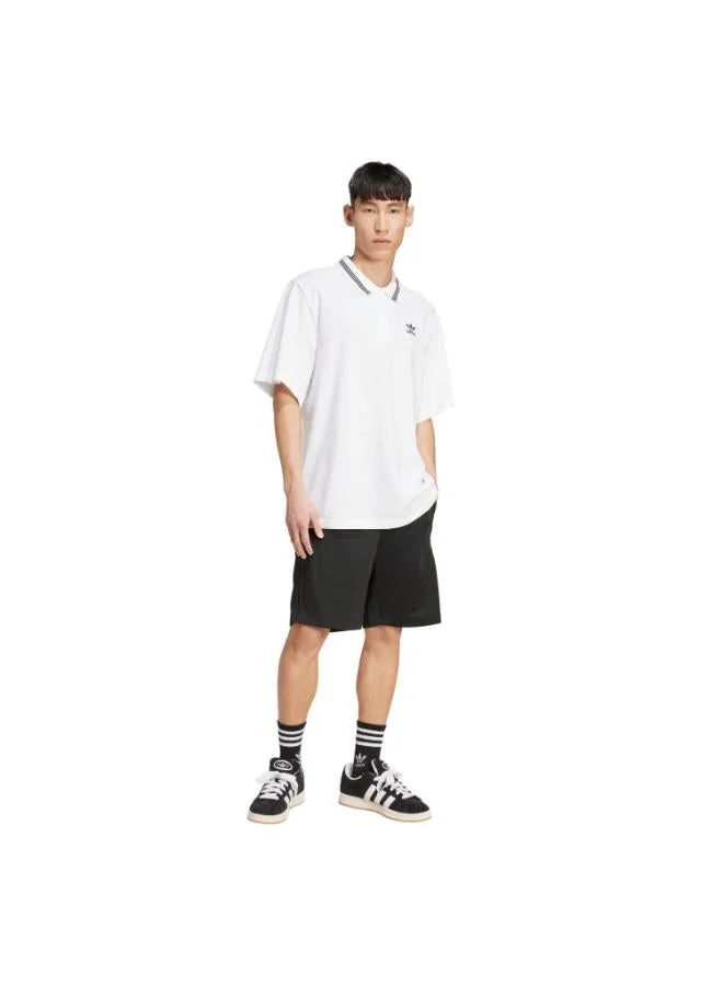 Adidas Originals WHITE/BLACK adidas Adicolor Loose Polo Shirt for Men | Best Price UAE