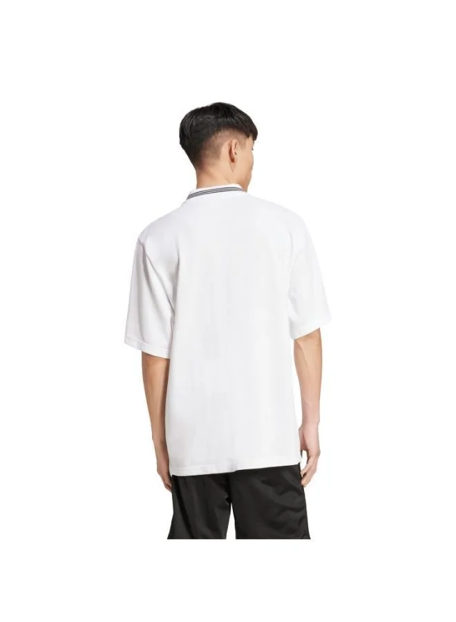 Adidas Originals WHITE/BLACK adidas Adicolor Loose Polo Shirt for Men | Best Price UAE
