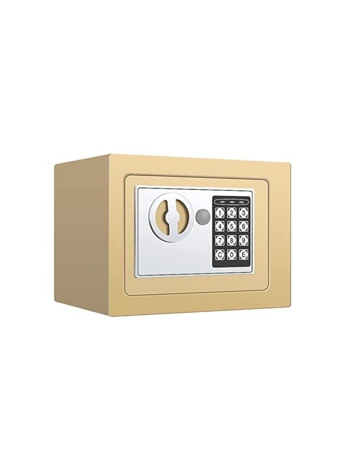 بريمو بلس خزنة رقمية إلكترنية ذهبي/فضي 27X22x23 سم - Image 2